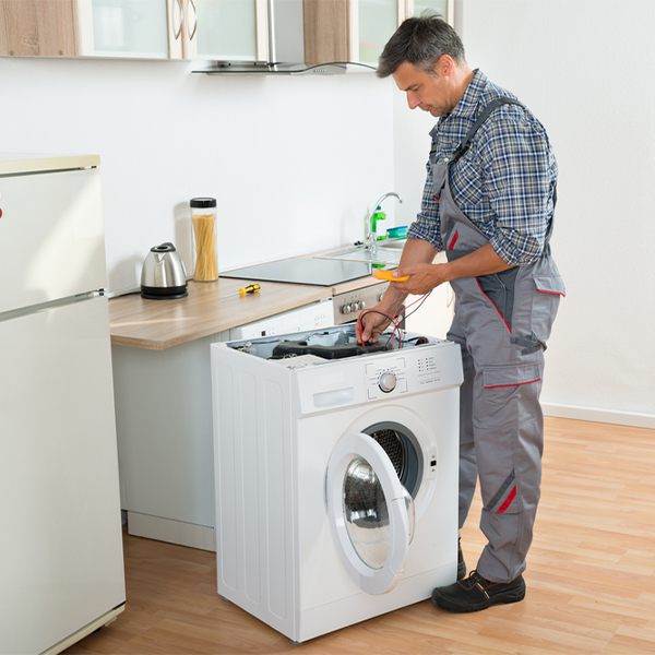 can you walk me through the steps of troubleshooting my washer issue in Caledonia